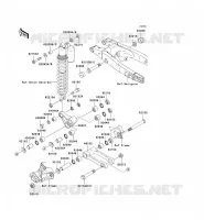 SUSPENSION ARRI&Egrave;RE pour Kawasaki KX125 2007