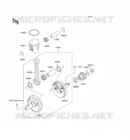 VILEBREQUIN/PISTON pour Kawasaki KX125 2007