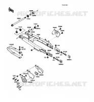 BRAS OSCILLANT pour Kawasaki KX250 1988