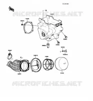 FILTRE A AIR pour Kawasaki KX250 1988