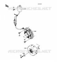 G&Eacute;N&Eacute;RATEUR pour Kawasaki KX250 1988