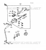 MAITRE CYLINDRE AV pour Kawasaki KX250 1988