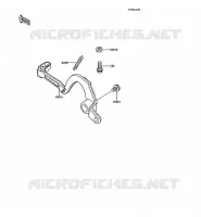PEDALE DE FREIN pour Kawasaki KX250 1988