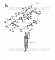 SUSPENSION pour Kawasaki KX250 1988