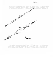 CABLES pour Kawasaki KX250 1989