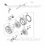 EMBRAYAGE pour Kawasaki KX250 1989