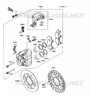 FREIN AVANT pour Kawasaki KX250 1989