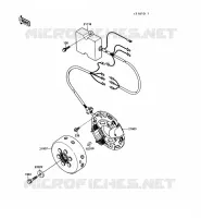 G&Eacute;N&Eacute;RATEUR pour Kawasaki KX250 1989