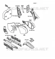 LABEL pour Kawasaki KX250 1989