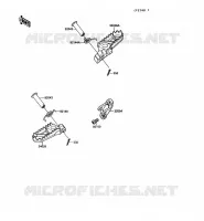 REPOSE PIED pour Kawasaki KX250 1989