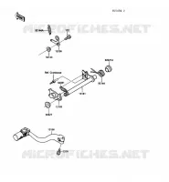 SELECTEUR pour Kawasaki KX250 1989