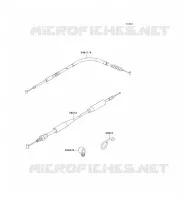 CABLE pour Kawasaki KX250 1990