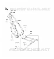 CH&Acirc;SSIS pour Kawasaki KX250 1990