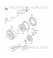 EMBRAYAGE pour Kawasaki KX250 1990