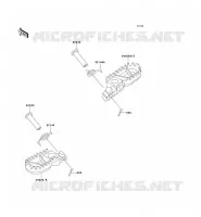 REPOSE PIED pour Kawasaki KX250 1990