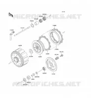 EMBRAYAGE pour Kawasaki KX250 1995