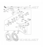 FREIN ARRIERE pour Kawasaki KX250 1995