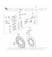 FREIN AVANT pour Kawasaki KX250 1995