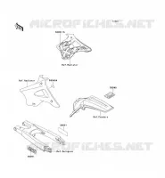LABEL pour Kawasaki KX250 1995