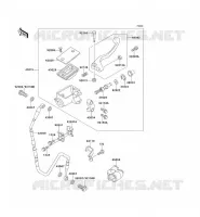 MAITRE CYLINDRE AV pour Kawasaki KX250 1995