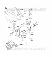 RADIATEUR pour Kawasaki KX250 1995