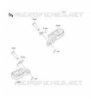 REPOSE PIED pour Kawasaki KX250 1995
