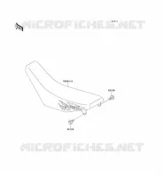 SELLE pour Kawasaki KX250 1995