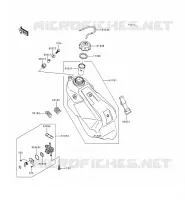 RESERVOIR CARBURANT pour Kawasaki KX250 1999