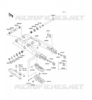 BRAS OSCILLANT pour Kawasaki KX250 2008