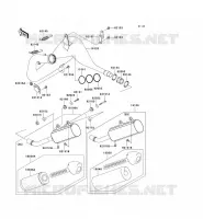&Eacute;CHAPPEMENT pour Kawasaki KX250 2008