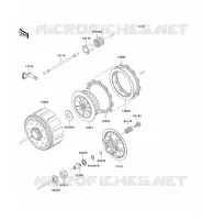 EMBRAYAGE pour Kawasaki KX250 2008