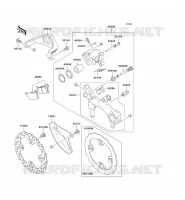 FREIN ARRIERE pour Kawasaki KX250 2008