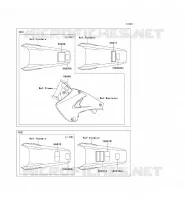 LABEL pour Kawasaki KX250 2008