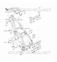 PIECE DE CADRE (COUVERTURE) pour Kawasaki KX250 2008