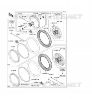 PNEUS pour Kawasaki KX250 2008