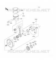 VILEBREQUIN/PISTON pour Kawasaki KX250 2008