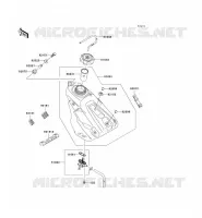 RESERVOIR CARBURANT pour Kawasaki KX250F 2006