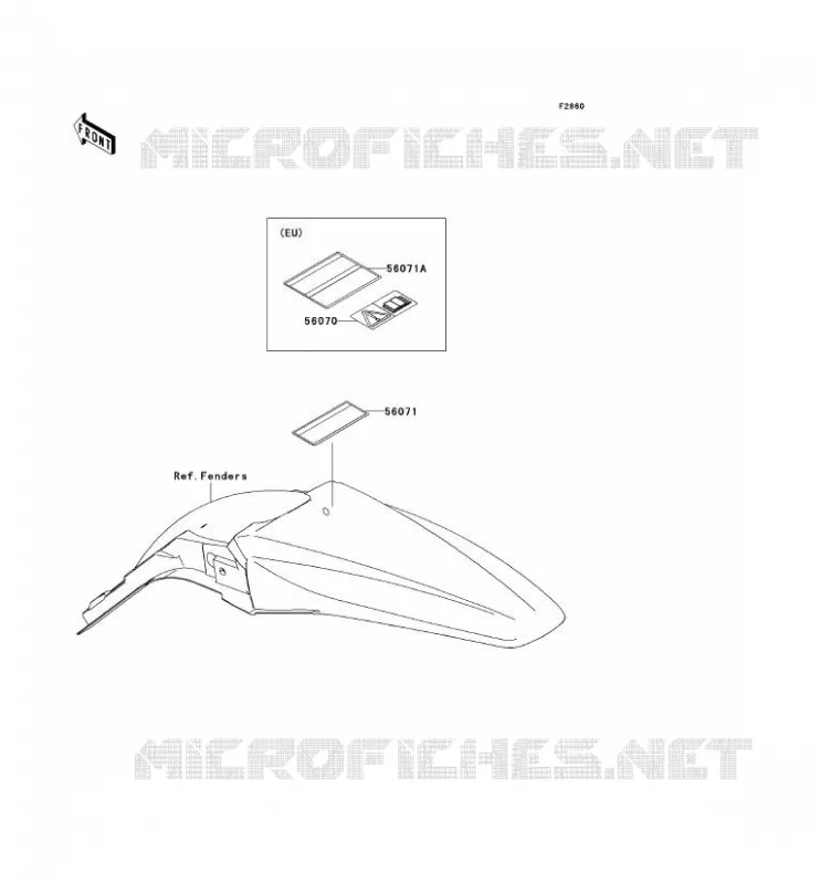 LABEL Kawasaki TOUT-TERRAIN 250 2009 KX250F  KX250W9F