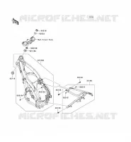 CH&Acirc;SSIS pour Kawasaki KX250F 2009