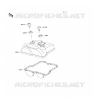 COUVRE CULASSE pour Kawasaki KX250F 2009