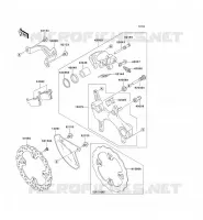 FREIN ARRIERE pour Kawasaki KX250F 2009