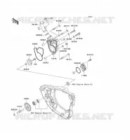 POMPE &Agrave; EAU pour Kawasaki KX250F 2009