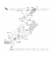 REPOSE PIED pour Kawasaki KX250F 2009