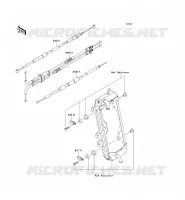 CABLES pour Kawasaki KX250F 2009