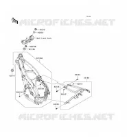 CH&Acirc;SSIS pour Kawasaki KX250F 2009