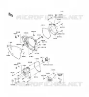 COUVERCLES MOTEUR pour Kawasaki KX250F 2009