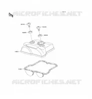 COUVRE CULASSE pour Kawasaki KX250F 2009