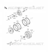 EMBRAYAGE pour Kawasaki KX250F 2009