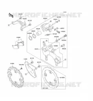 FREIN ARRIERE pour Kawasaki KX250F 2009