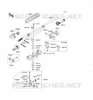GUIDON pour Kawasaki KX250F 2009